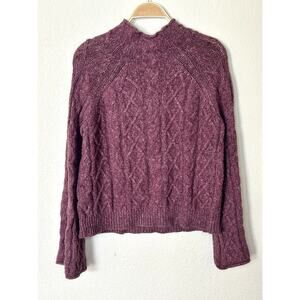 Universal Thread Goods Co. Burgundy Cotton Blend Knit Sweater – Women’s Medium